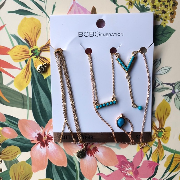 Blue Layered Necklace - Picture 1 of 2